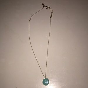 Kate spade round blue necklace